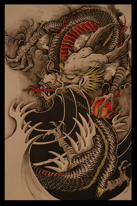 Japanese Dragon Art Wallpapers Top Free Japanese Dragon Art