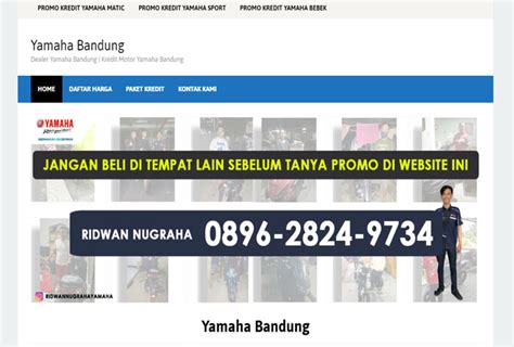 Dealer Yamaha Bandung Kredit Motor Yamaha Bandung Januari