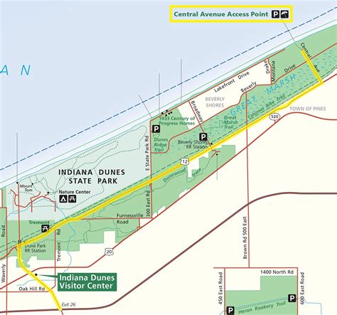 Central Avenue Access Point Indiana Dunes National Lakeshore Us