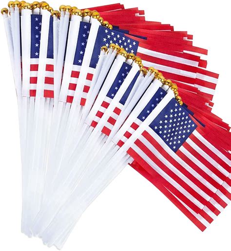 Amazon Angjiny Pcs Small American Flags On Stick Small Us