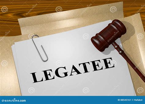 Legatee Legal Concept Stock Illustration Illustration Of Document