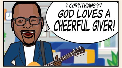 “god Loves A Cheerful Giver ” Scripture Song 2 Corinthians 9 7 Youtube