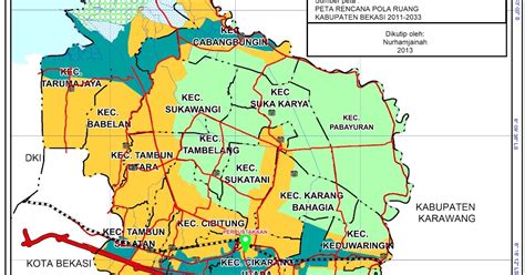 Peta Kabupaten Bekasi