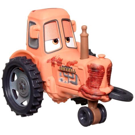 Pixar Cars Tractor With Tire In Mouth Metal Series 155 Scale Toys