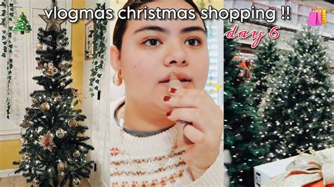 VLOGMAS CHRISTMAS SHOPPING Vlogmas Day 6 YouTube