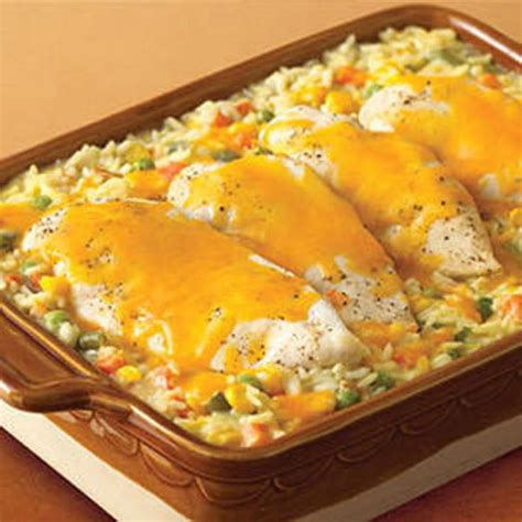 Cheesy Chicken And Rice Casserole Rachael Ray In Season Recipe