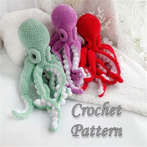 Octopus Crochet Pattern Amigurumi Tutorial Inspire Uplift Ahtapot Amigurumi