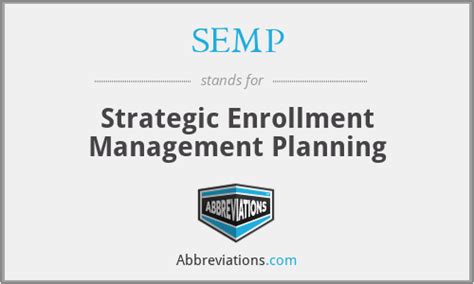 Semp Strategic Enrollment Management Planning