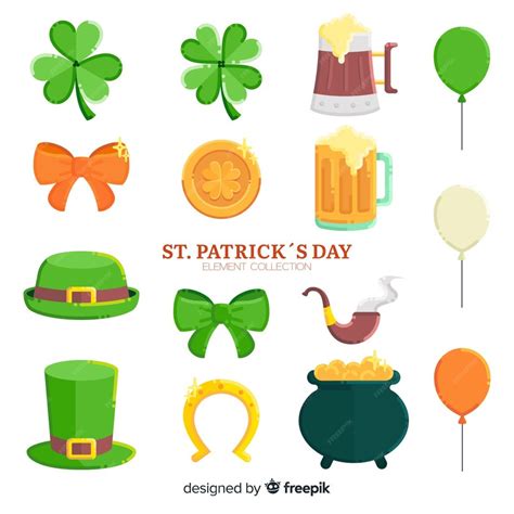 Free Vector St Patricks Day Element Collection