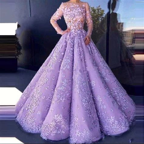 Lavender Wedding Dress