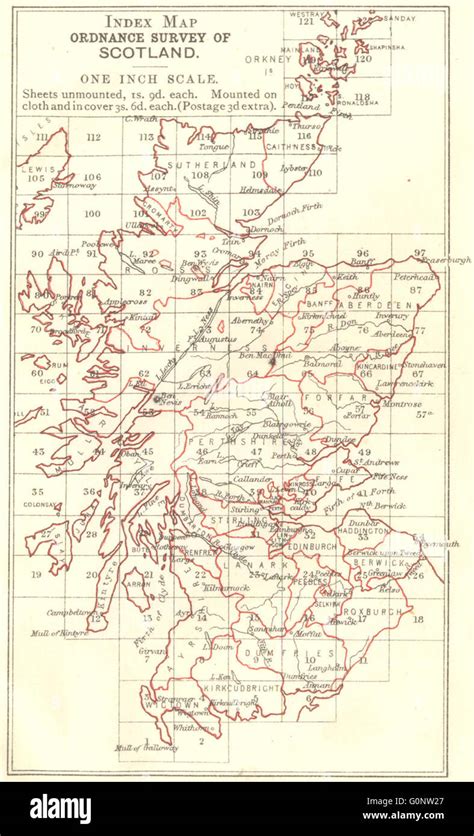 Ordnance Survey Map And Scotland Hi Res Stock Photography And Images