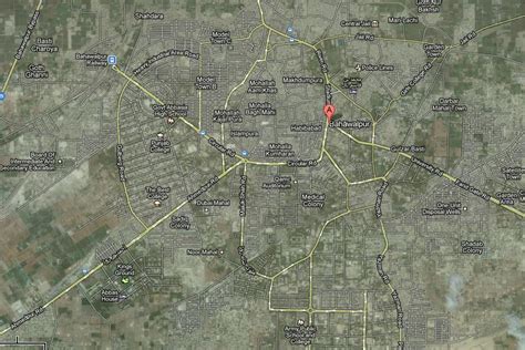 Bahawalpur City Detail Street Map – Paki Mag