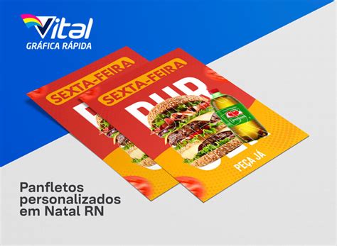 Panfleto Offset Papel Couch Entrega R Pida Vital Gr Fica R Pida Natal Rn