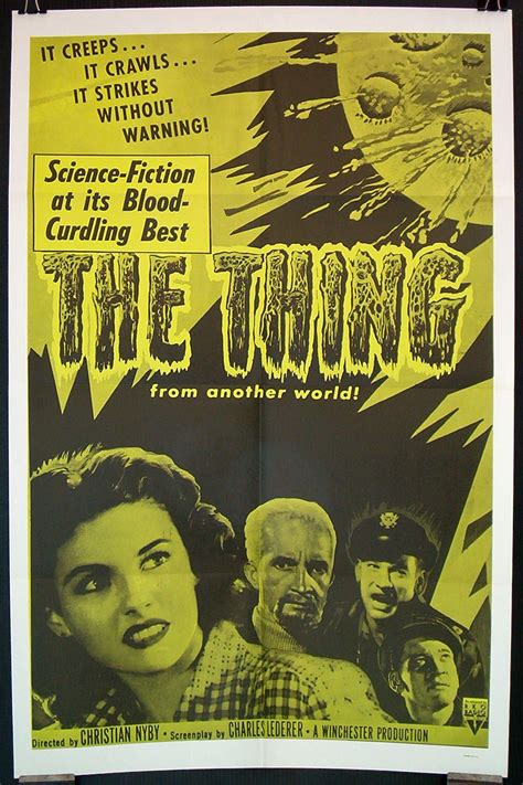 The Thing From Another World 1951 Movie Posters Vintage Classic