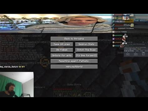 XQc Turns Into A MADMAN Watching Forsen Minecraft Speedrun YouTube