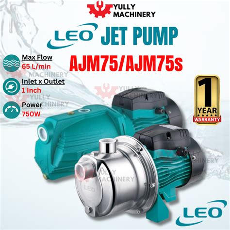 Leo Hp Ajm S Stainless Steel Ajm Normal Self Priming Jet Water