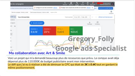 Je Vais Cr Er Et Optimiser Vos Campagnes Google Ads Par Gregory Folly