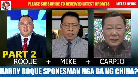 HARRY ROQUE SPOKESMAN NGA BA NG CHINA BINANATAN NG BATIKANG REPORTER