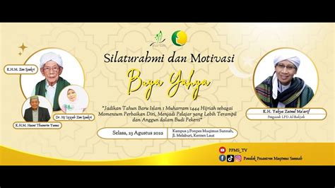 Live Buya Yahya Al Bahjah Silaturrahmi Dan Motivasi Di Kampus