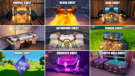 Evolution Of All Chests In Fortnite Chapter Season Chapter