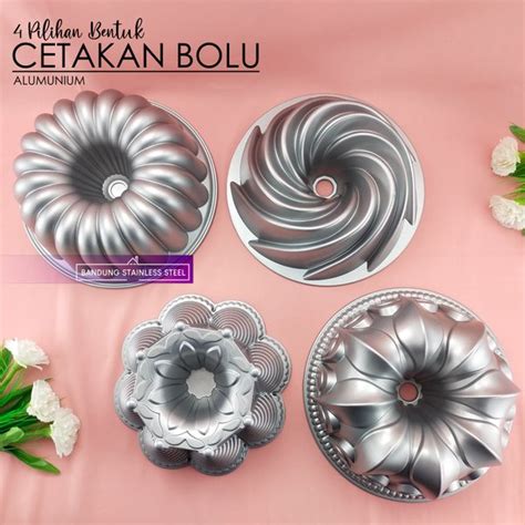 Jual Loyang Cetakan Bolu Kue Basah 24 Cm Anti Lengket Allumunium Bentuk