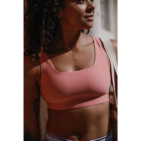 Soutien Gorge De Sport Rose Mp Gymnastics Decathlon