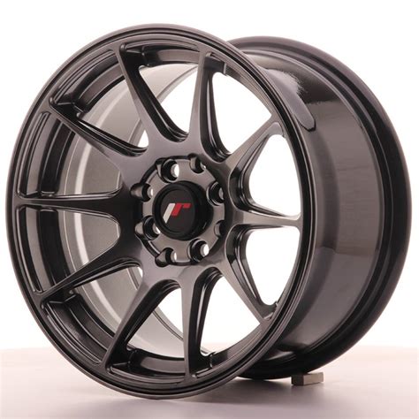 Jante JAPAN RACING JR11 15 X 8 4x108 4x100 ET 25 Hiper Black