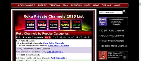 Roku Channels Free List | Examples and Forms