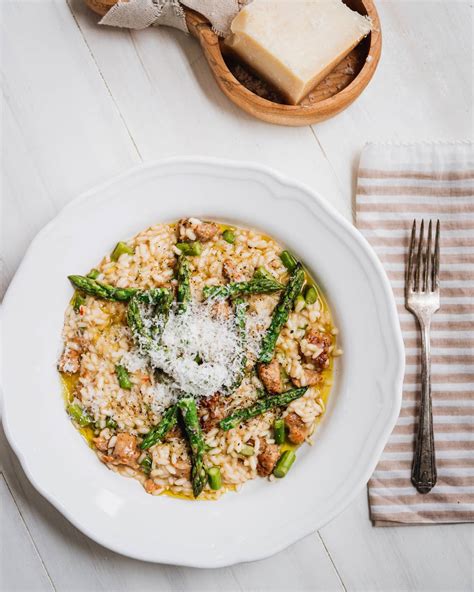 Risotto Aux Saucisses Italiennes Et Asperges Stefano Faita