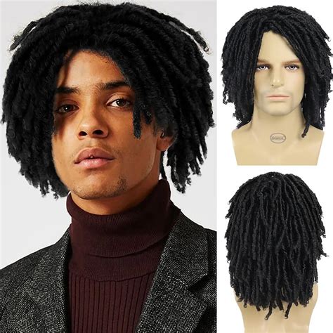 Gnimegil Peruca Dreadlocks Sint Tica Natural Peruca Tran Ada De Camada