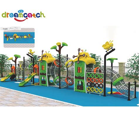 China kids climbing frame outdoor rope nets playground set ...