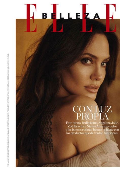 Angelina Jolie In Elle Magazine Spain October Hawtcelebs