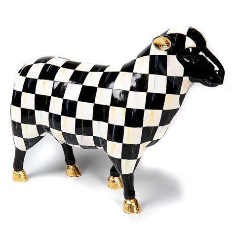 Mackenzie-Childs – Courtly Check Sheep - Shop Dekado