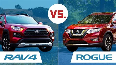 Nissan Rogue Vs Toyota Rav4 Youtube