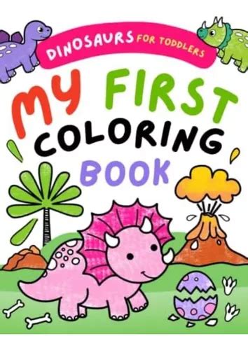 Libro Meu Primeiro Livro Para Colorir Dinossauros Para Cria