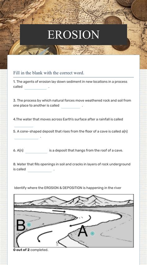 Erosion Worksheets 3rd Grade