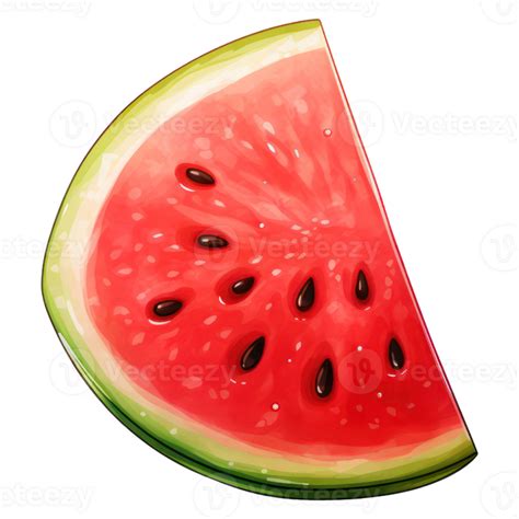 Cute Watermelon Watercolor 26793228 Png