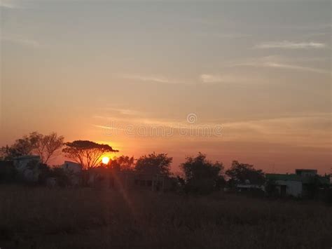 Evening sunset in odisha stock photo. Image of realistic - 173188096