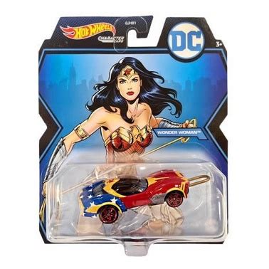 Hot Wheels Character Cars Wonder Woman GYB Shopee Brasil