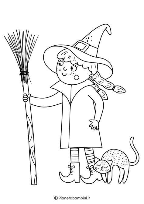 Disegni Della Befana Da Colorare Pianetabambini It