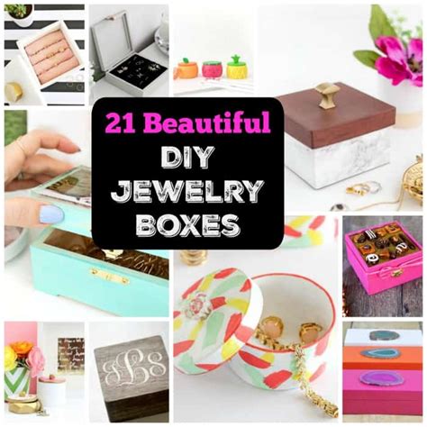 21 Beautiful & Functional DIY Jewelry Boxes • Cool Crafts