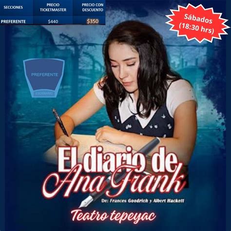 El Diario De Ana Frank Teatroyespectaculos