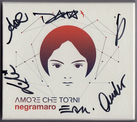 Negramaro- Signed Album (CD) – Amore Che Torni - SignedForCharity