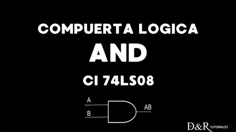 Compuerta And 74ls08 Tabla De Verdad Circuito De Prueba Simulado