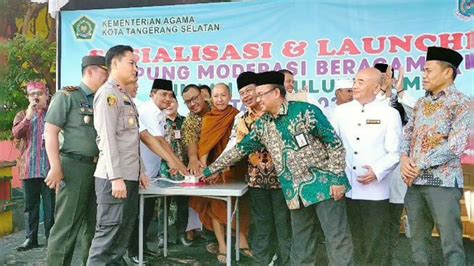 Wujud Toleransi Beragama Kota Tangsel Hadirkan Kampung Moderasi