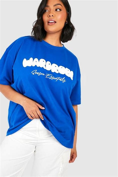 Plus Wardrobe Essentials Oversized T Shirt Boohoo Uk