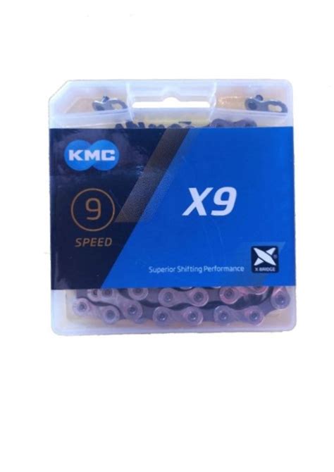 Ланцюг KMC X9.93 1/2х11/128х116L, 9шв.. АРДІС. Київський велосипедний завод