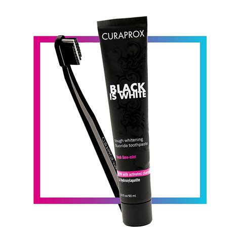 Curaprox Black is White Charcoal Toothpaste (w Brush) – Hi5 Jamaica ...