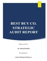 Best Buy Strategic Audit Pdf BEST BUY CO STRATEGIC AUDIT REPORT