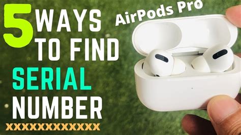 5 Ways To Check AirPods Pro Serial Number That You Must Know YouTube